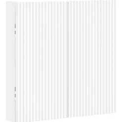 vidaXL Dartbord Kabinet ARNHEM Wit 52,5 x 10,5 x 53,5 cm Bewerkt hout