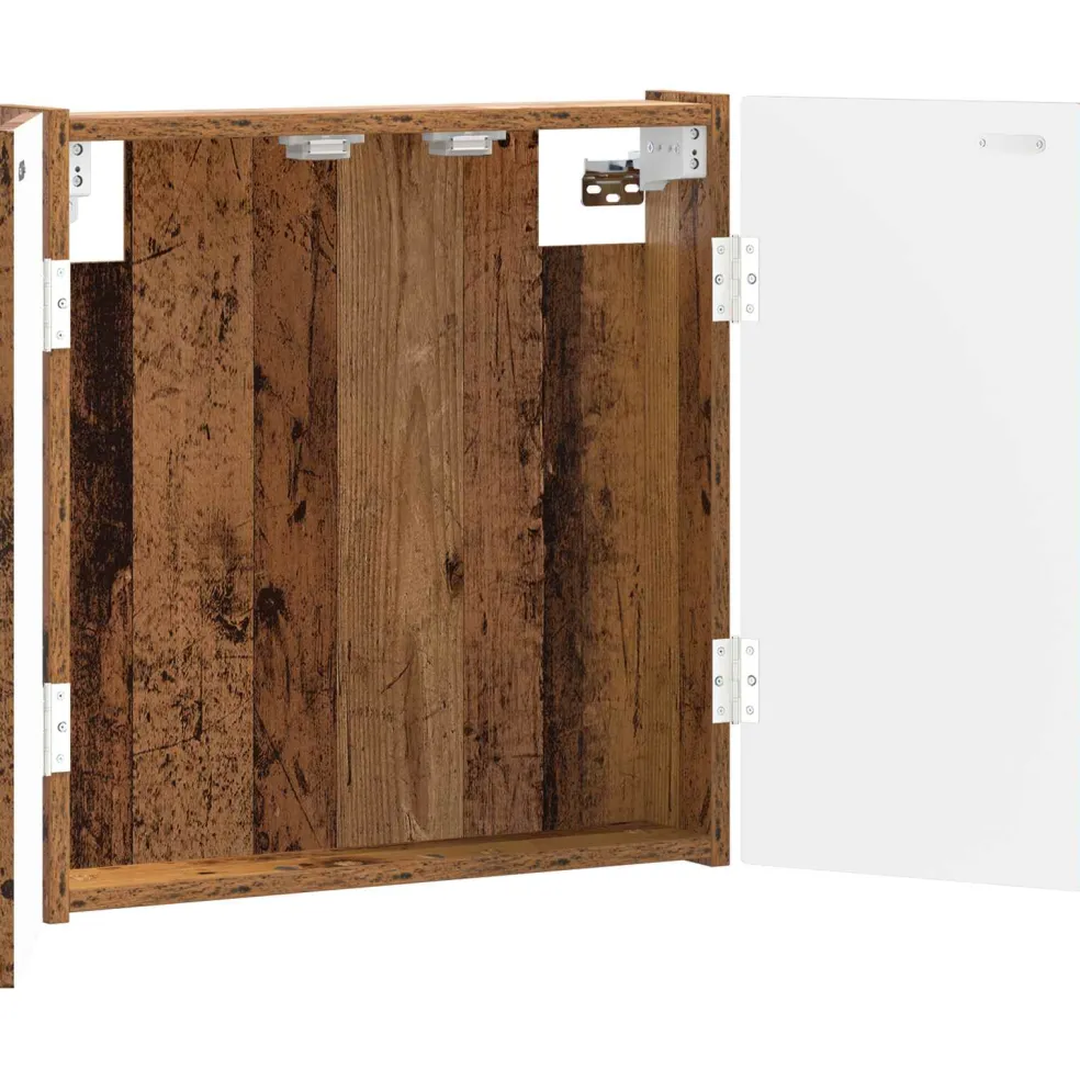 vidaXL Dartbord Kabinet ARNHEM Oud hout 52,5 x 10,5 x 53,5 cm