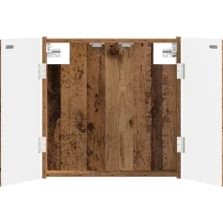vidaXL Dartbord Kabinet ARNHEM Oud hout 52,5 x 10,5 x 53,5 cm