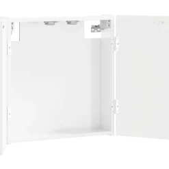 vidaXL Dartbord Kabinet ARNHEM Hoogglans Wit 52,5 x 10,5 x 53,5 cm