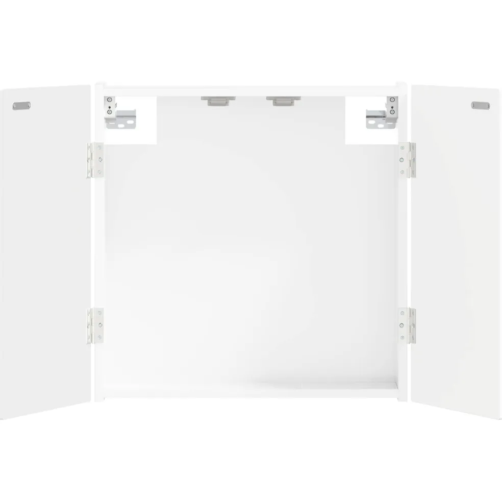 vidaXL Dartbord Kabinet ARNHEM Hoogglans Wit 52,5 x 10,5 x 53,5 cm