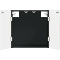 vidaXL Dartbord Kabinet ARNHEM Zwart 52,5 x 10,5 x 53,5 cm