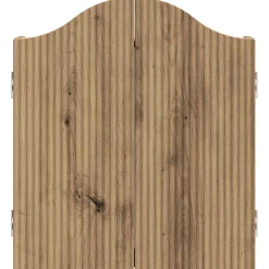 vidaXL Dartbord Kabinet Artisanaal eiken 56 x 12 x 63 cm Bewerkt hout