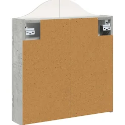 vidaXL Dartbord Kabinet Betongrijs 56 x 12 x 63 cm Bewerkt hout