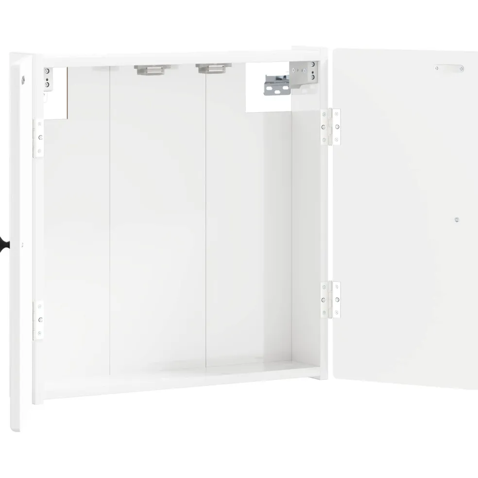 vidaXL Dartbord Kabinet BREDA Hoogglans Wit 52,5 x 10,5 x 53,5 cm