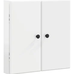 vidaXL Dartbord Kabinet BREDA Hoogglans Wit 52,5 x 10,5 x 53,5 cm