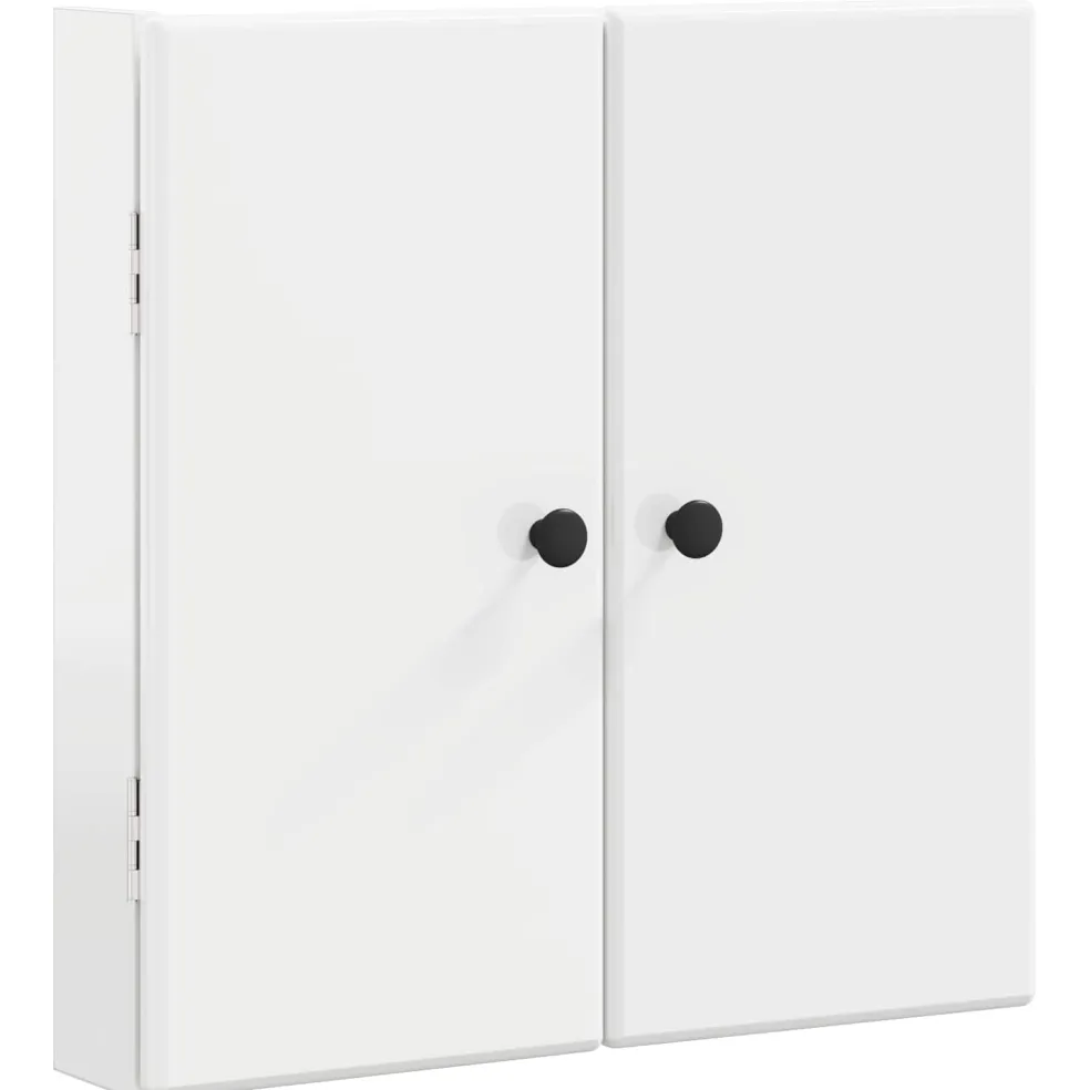 vidaXL Dartbord Kabinet BREDA Hoogglans Wit 52,5 x 10,5 x 53,5 cm