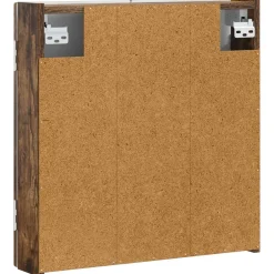vidaXL Dartbord Kabinet BREDA Gerookt eiken 52,5 x 10,5 x 53,5 cm