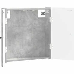 vidaXL Dartbord Kabinet BREDA Betongrijs 52,5 x 10,5 x 53,5 cm