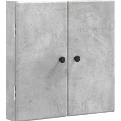 vidaXL Dartbord Kabinet BREDA Betongrijs 52,5 x 10,5 x 53,5 cm
