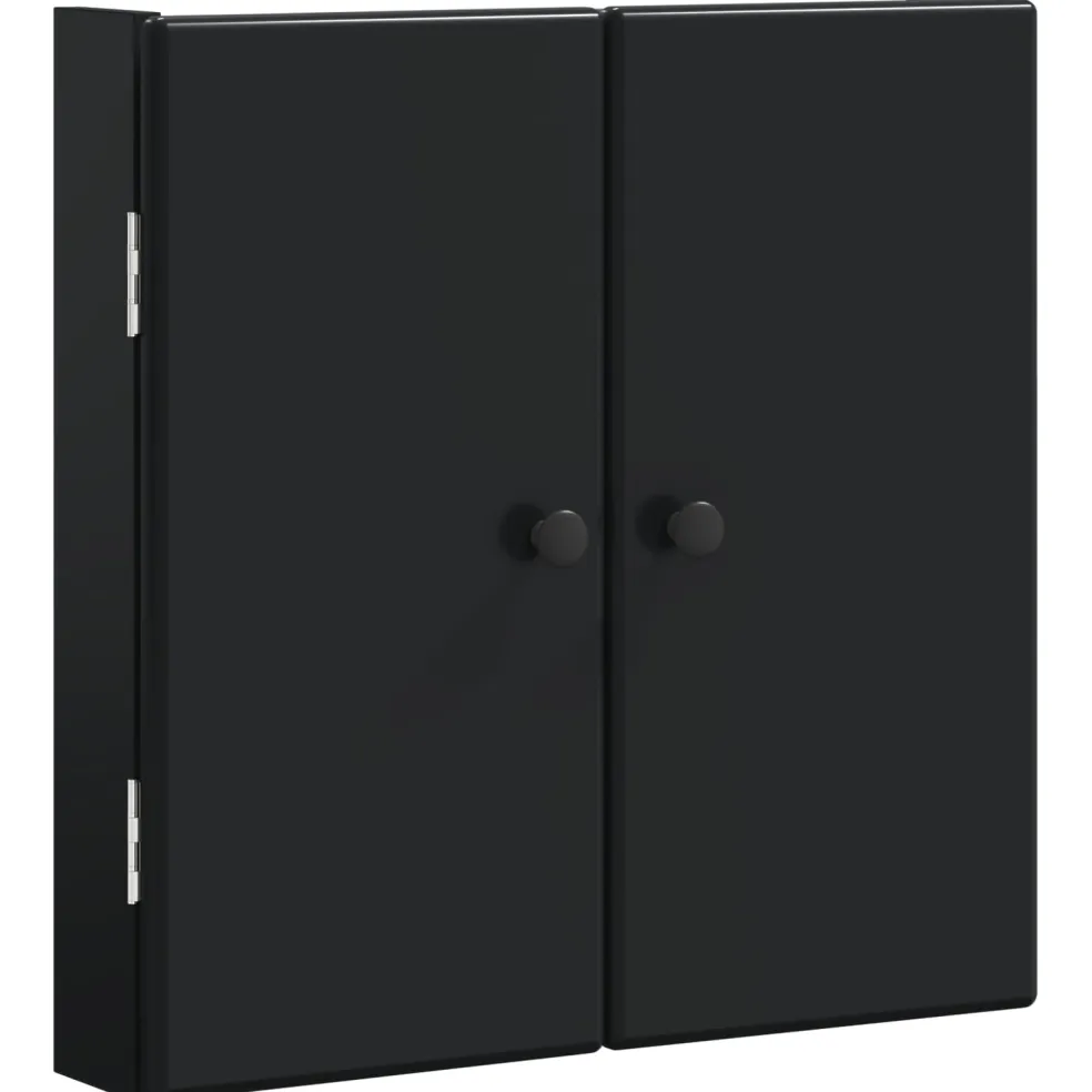vidaXL Dartbord Kabinet BREDA Wit 52,5 x 10,5 x 53,5 cm Bewerkt hout