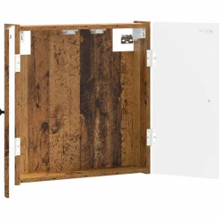 vidaXL Dartbord Kabinet BREDA Oud hout 52,5 x 10,5 x 53,5 cm