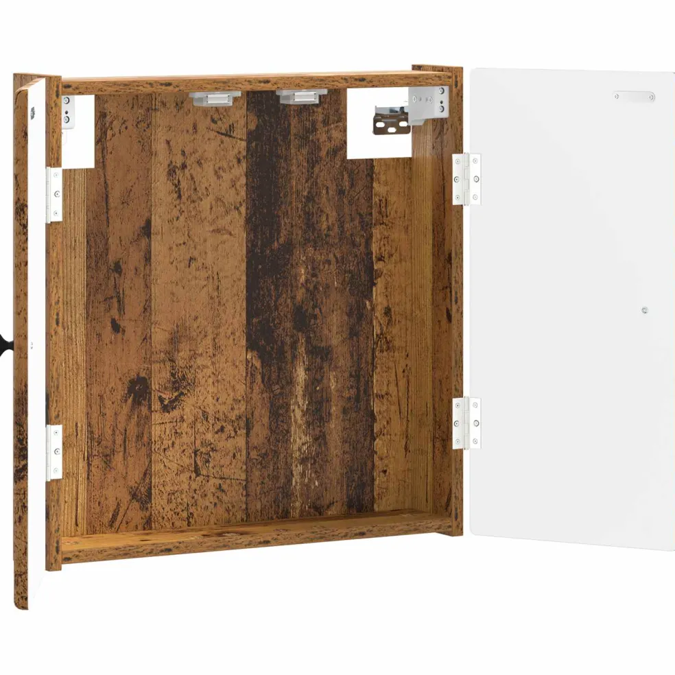 vidaXL Dartbord Kabinet BREDA Oud hout 52,5 x 10,5 x 53,5 cm