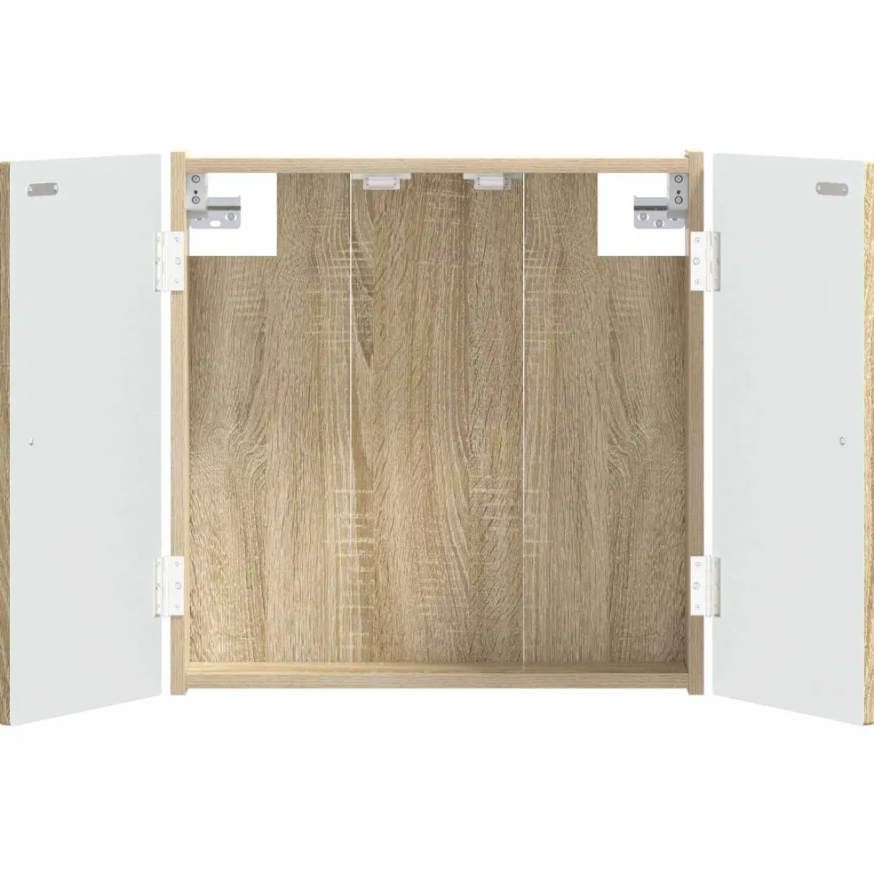 vidaXL Dartbord Kabinet BREDA Sonoma Eiken 52,5 x 10,5 x 53,5 cm