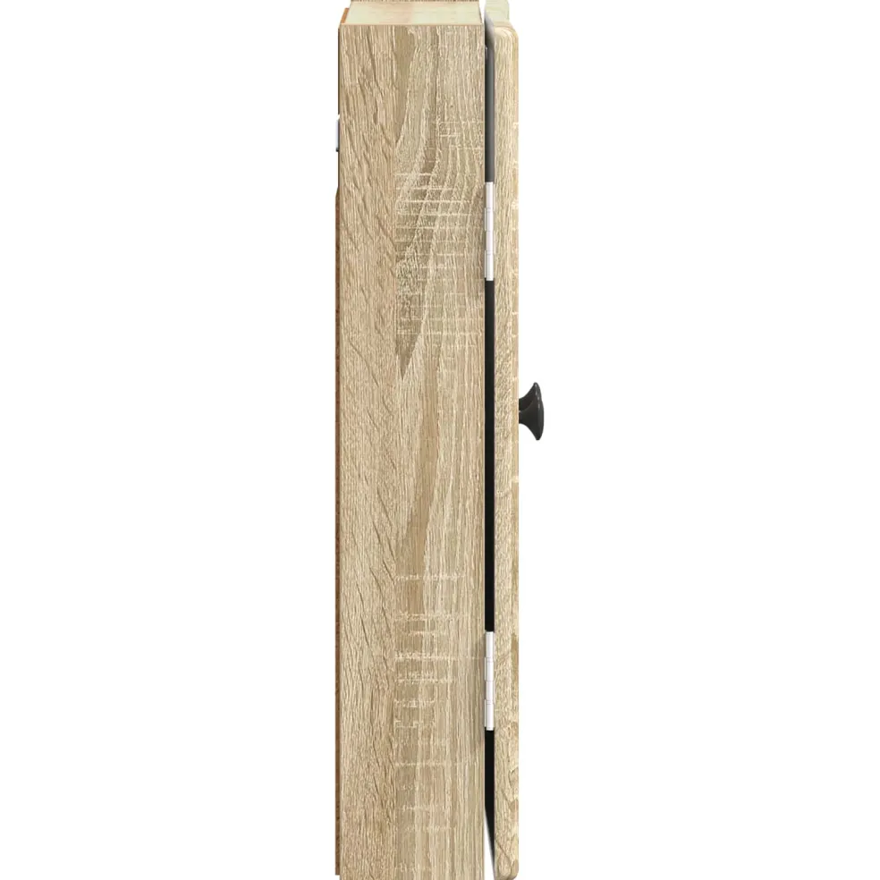 vidaXL Dartbord Kabinet BREDA Sonoma Eiken 52,5 x 10,5 x 53,5 cm