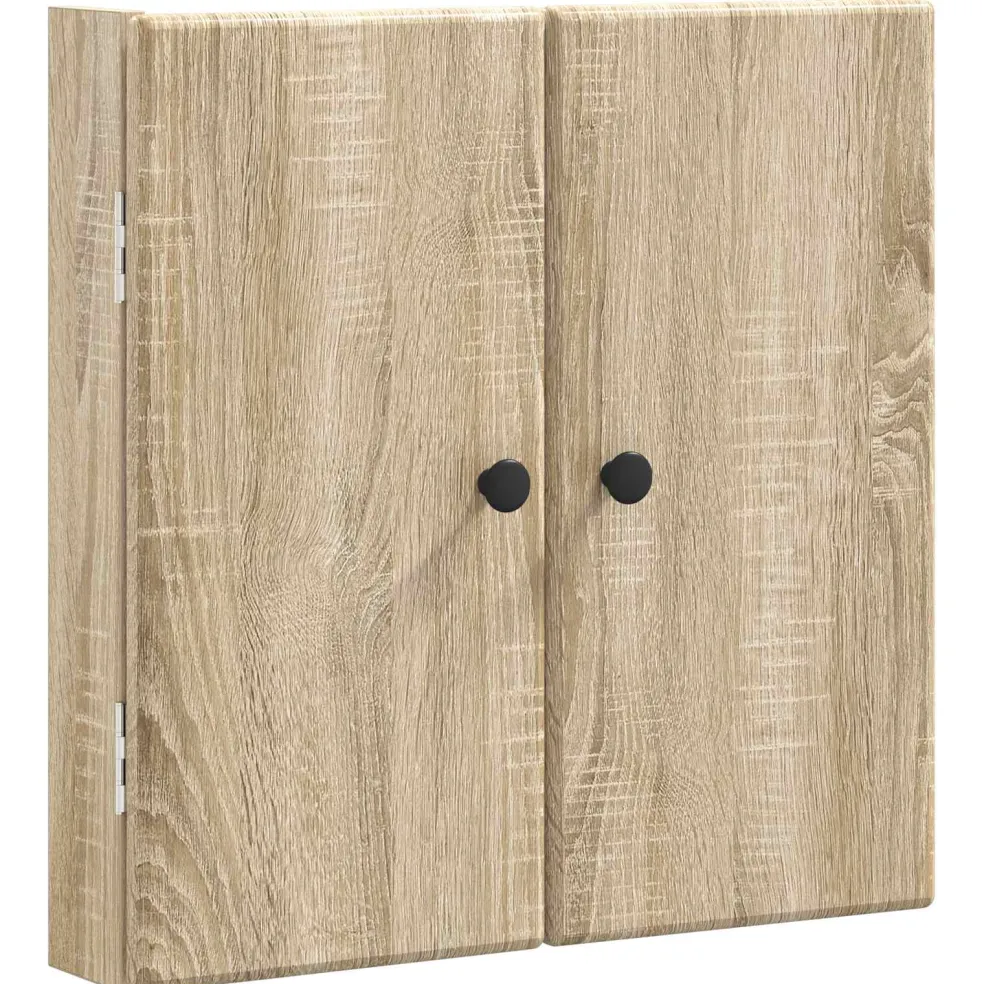 vidaXL Dartbord Kabinet BREDA Sonoma Eiken 52,5 x 10,5 x 53,5 cm