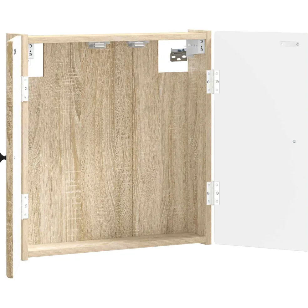 vidaXL Dartbord Kabinet BREDA Sonoma Eiken 52,5 x 10,5 x 53,5 cm