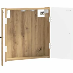 vidaXL Dartbord Kabinet BREDA Artisanaal eiken 52,5 x 10,5 x 53,5 cm