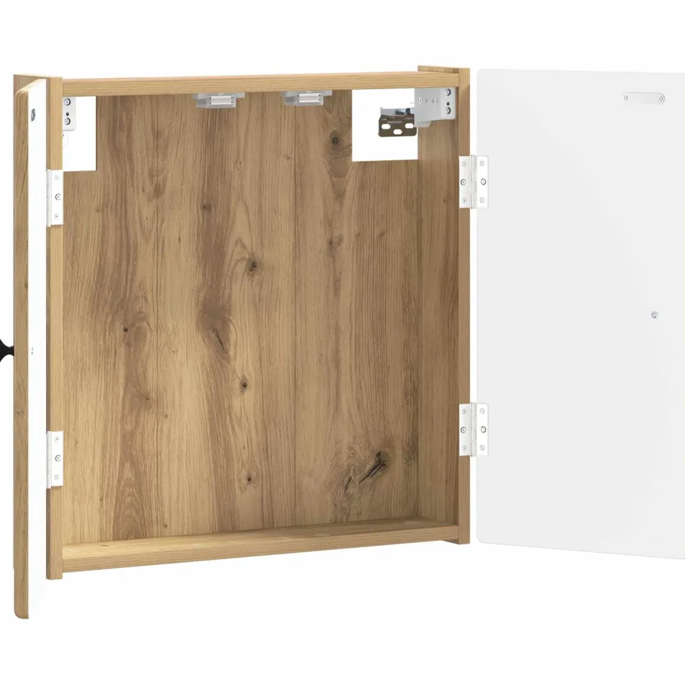 vidaXL Dartbord Kabinet BREDA Artisanaal eiken 52,5 x 10,5 x 53,5 cm