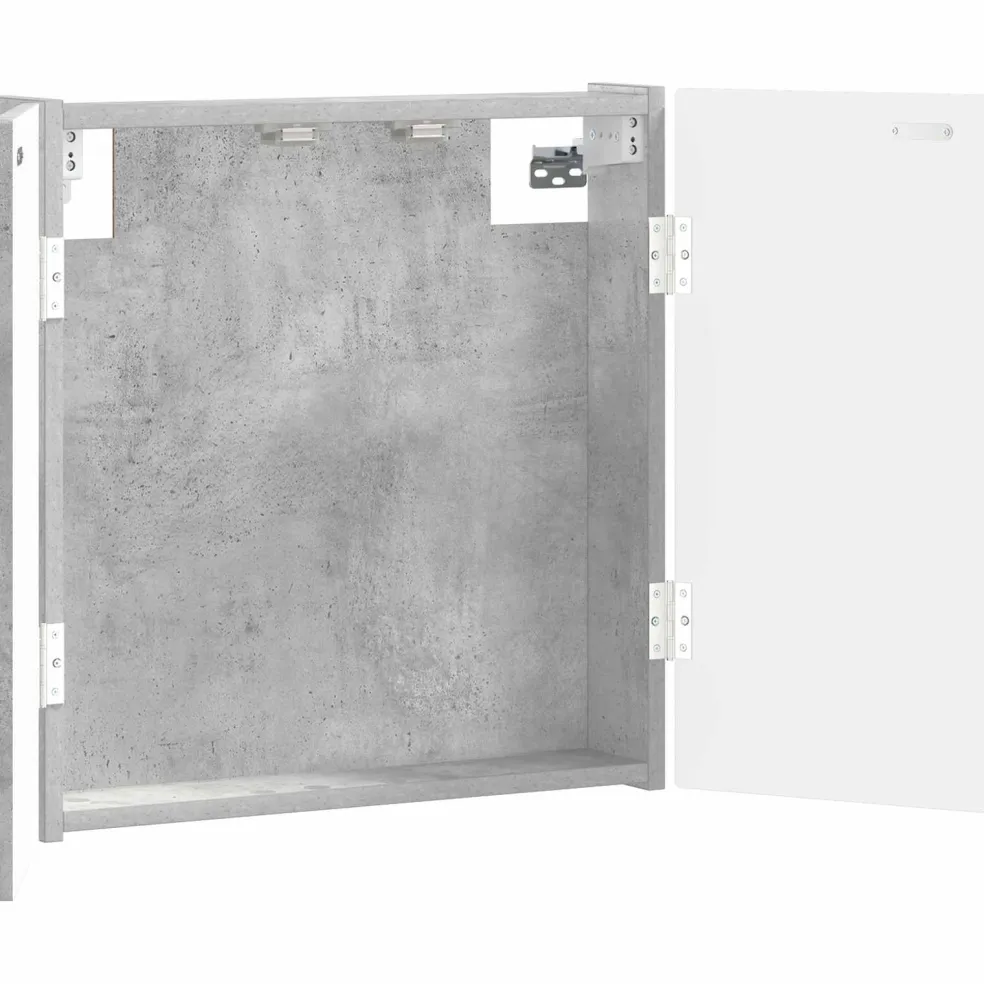 vidaXL Dartbord Kabinet DELFT Betongrijs 52,5 x 10,5 x 53,5 cm