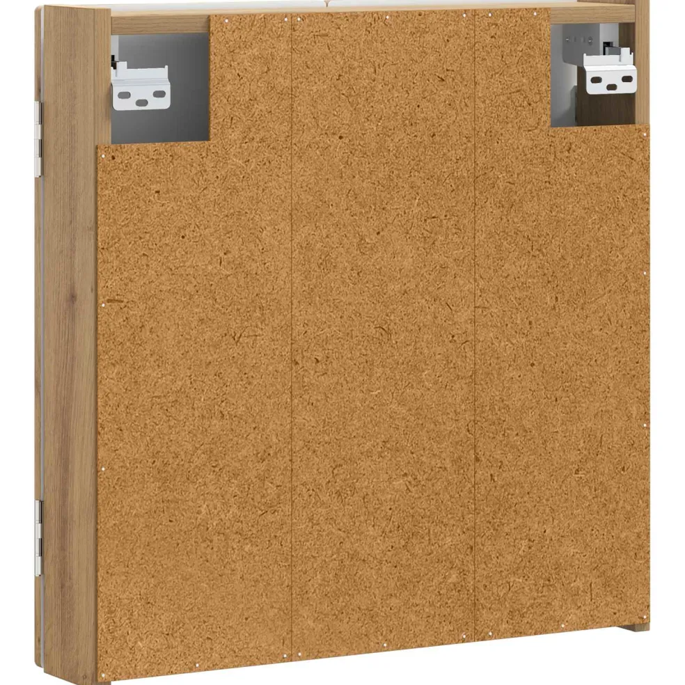 vidaXL Dartbord Kabinet DELFT Artisanaal eiken 52,5 x 10,5 x 53,5 cm