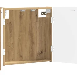 vidaXL Dartbord Kabinet DELFT Artisanaal eiken 52,5 x 10,5 x 53,5 cm