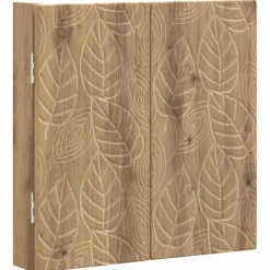 vidaXL Dartbord Kabinet DELFT Artisanaal eiken 52,5 x 10,5 x 53,5 cm