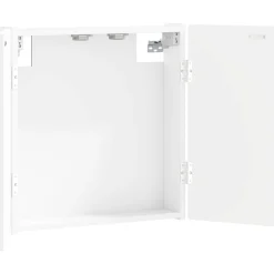 vidaXL Dartbord Kabinet DELFT Wit 52,5 x 10,5 x 53,5 cm Bewerkt hout