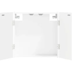 vidaXL Dartbord Kabinet DELFT Hoogglans Wit 52,5 x 10,5 x 53,5 cm