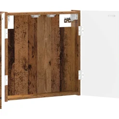 vidaXL Dartbord Kabinet DELFT Oud hout 52,5 x 10,5 x 53,5 cm