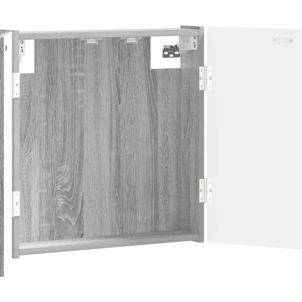 vidaXL Dartbord Kabinet DELFT Grijs Sonoma 52,5 x 10,5 x 53,5 cm
