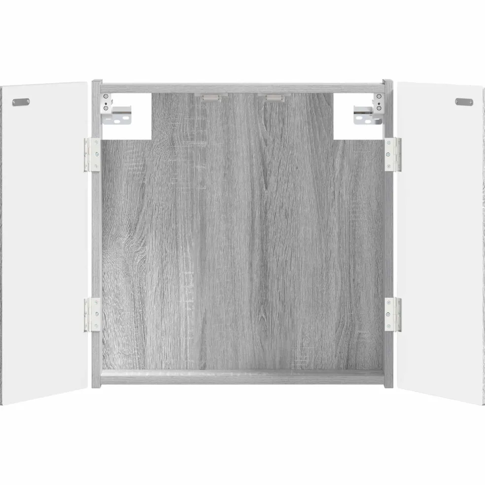 vidaXL Dartbord Kabinet DELFT Grijs Sonoma 52,5 x 10,5 x 53,5 cm