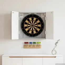 vidaXL Dartbord Kabinet DELFT Grijs Sonoma 52,5 x 10,5 x 53,5 cm