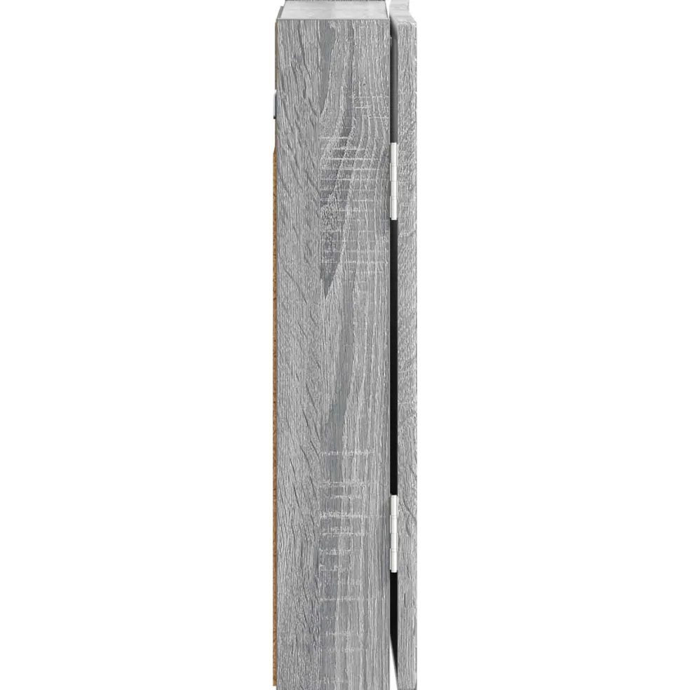 vidaXL Dartbord Kabinet DELFT Grijs Sonoma 52,5 x 10,5 x 53,5 cm