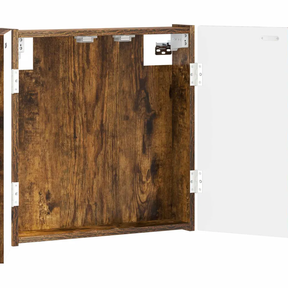 vidaXL Dartbord Kabinet DELFT Gerookt eiken 52,5 x 10,5 x 53,5 cm