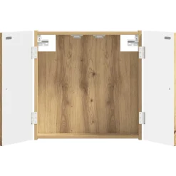 vidaXL Dartbord Kabinet EDE Artisanaal eiken 52,5 x 10,5 x 53,5 cm