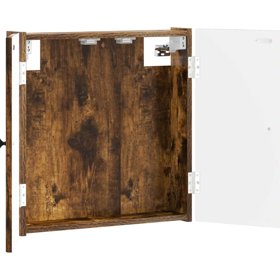 vidaXL Dartbord Kabinet EDE Gerookt eiken 52,5 x 10,5 x 53,5 cm
