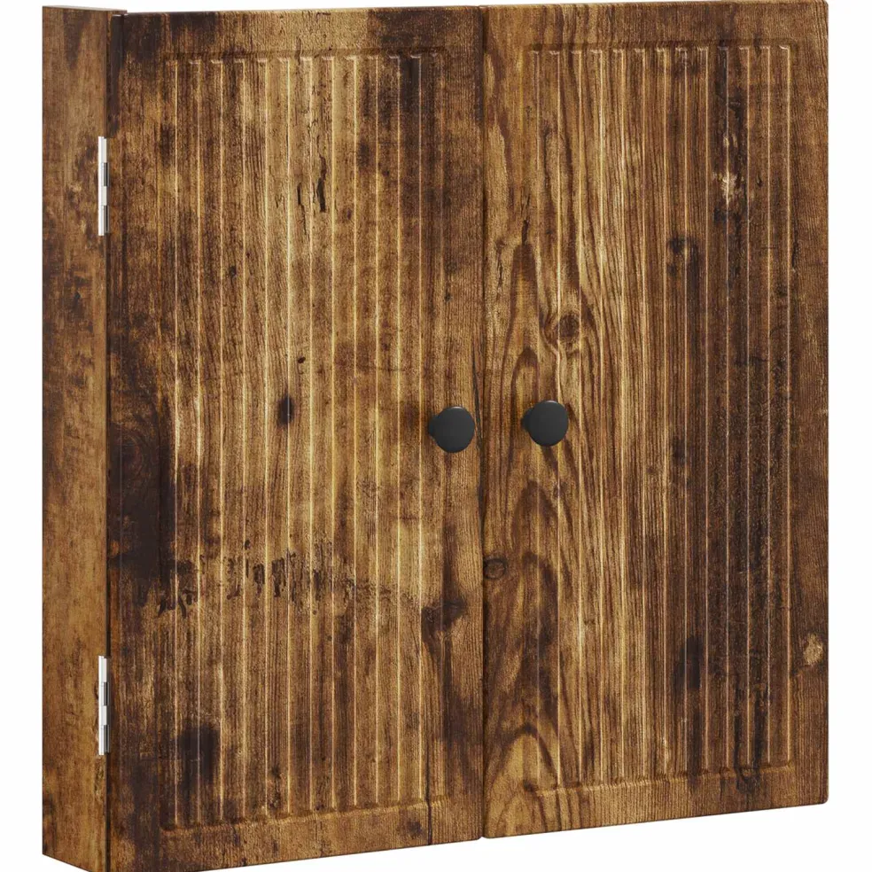 vidaXL Dartbord Kabinet EDE Gerookt eiken 52,5 x 10,5 x 53,5 cm