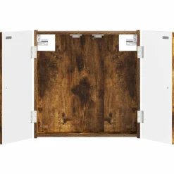 vidaXL Dartbord Kabinet EDE Gerookt eiken 52,5 x 10,5 x 53,5 cm