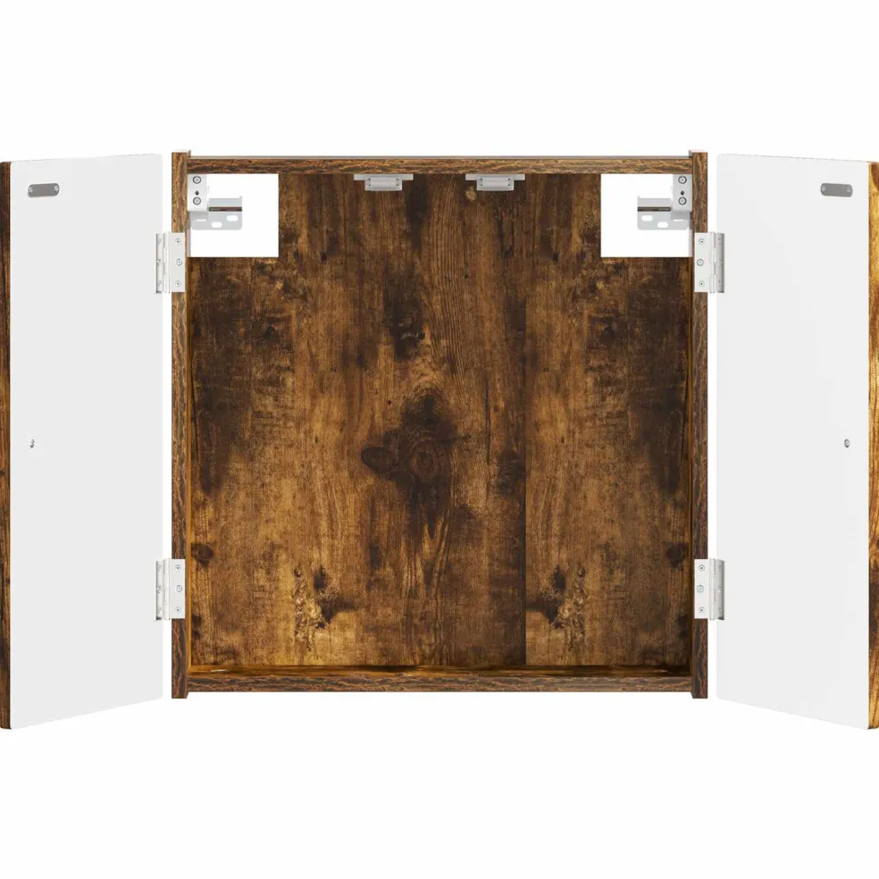 vidaXL Dartbord Kabinet EDE Gerookt eiken 52,5 x 10,5 x 53,5 cm