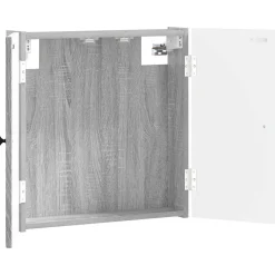 vidaXL Dartbord Kabinet EDE Grijs Sonoma 52,5 x 10,5 x 53,5 cm