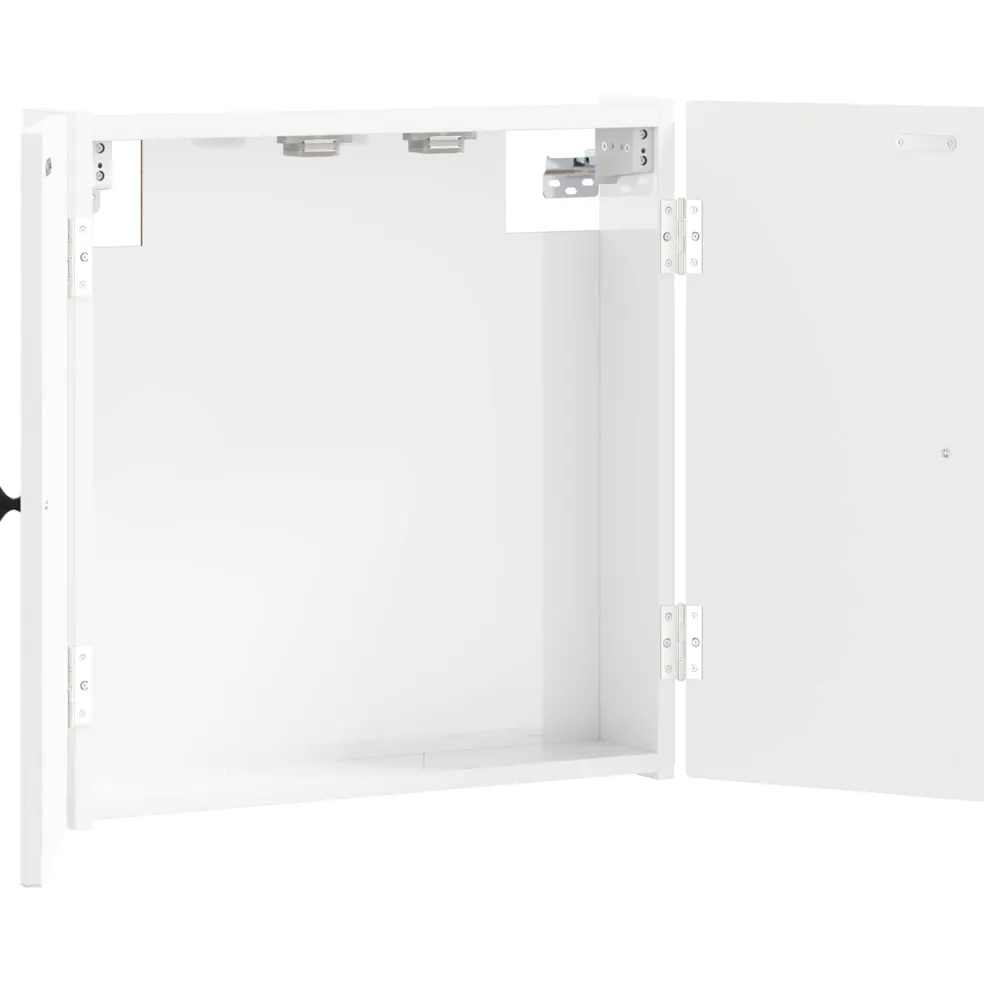 vidaXL Dartbord Kabinet EDE Hoogglans Wit 52,5 x 10,5 x 53,5 cm