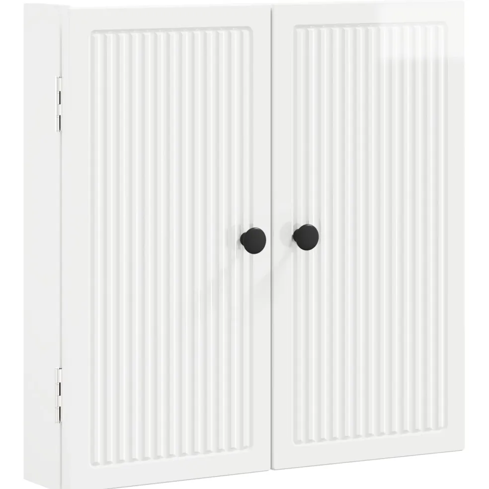 vidaXL Dartbord Kabinet EDE Hoogglans Wit 52,5 x 10,5 x 53,5 cm