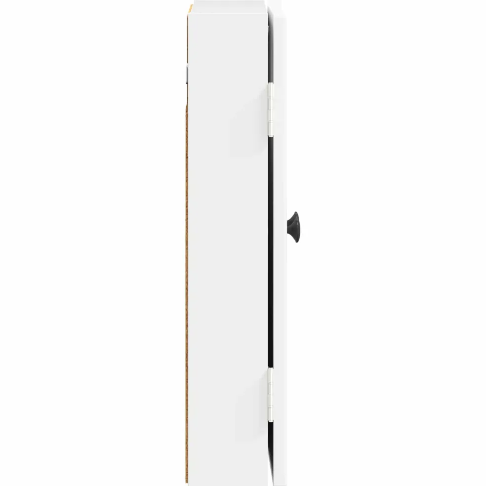 vidaXL Dartbord Kabinet EDE Hoogglans Wit 52,5 x 10,5 x 53,5 cm