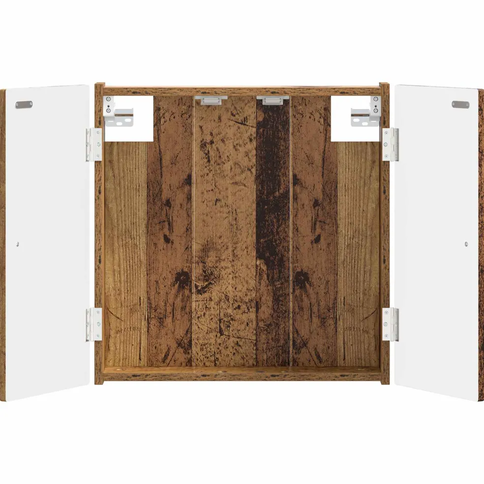 vidaXL Dartbord Kabinet EDE Oud hout 52,5 x 10,5 x 53,5 cm
