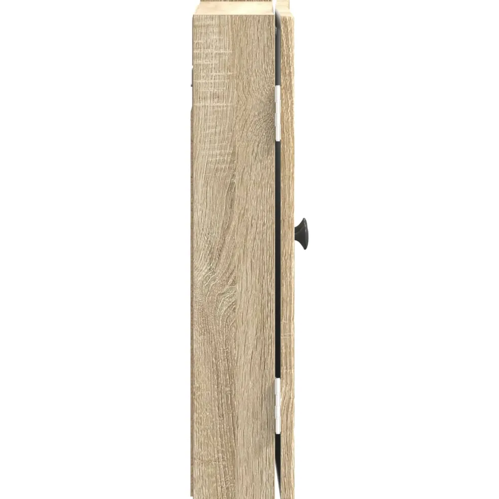 vidaXL Dartbord Kabinet EDE Sonoma Eiken 52,5 x 10,5 x 53,5 cm