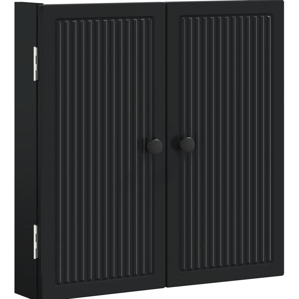 vidaXL Dartbord Kabinet EDE Zwart 52,5 x 10,5 x 53,5 cm Bewerkt hout