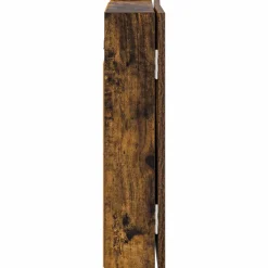 vidaXL Dartbord Kabinet Gerookt eiken 56 x 12 x 53,5 cm Bewerkt hout