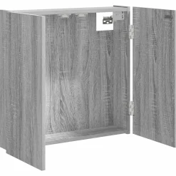 vidaXL Dartbord Kabinet Grijs Sonoma 56 x 12 x 53,5 cm Bewerkt hout