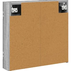 vidaXL Dartbord Kabinet Grijs Sonoma 56 x 12 x 53,5 cm Bewerkt hout